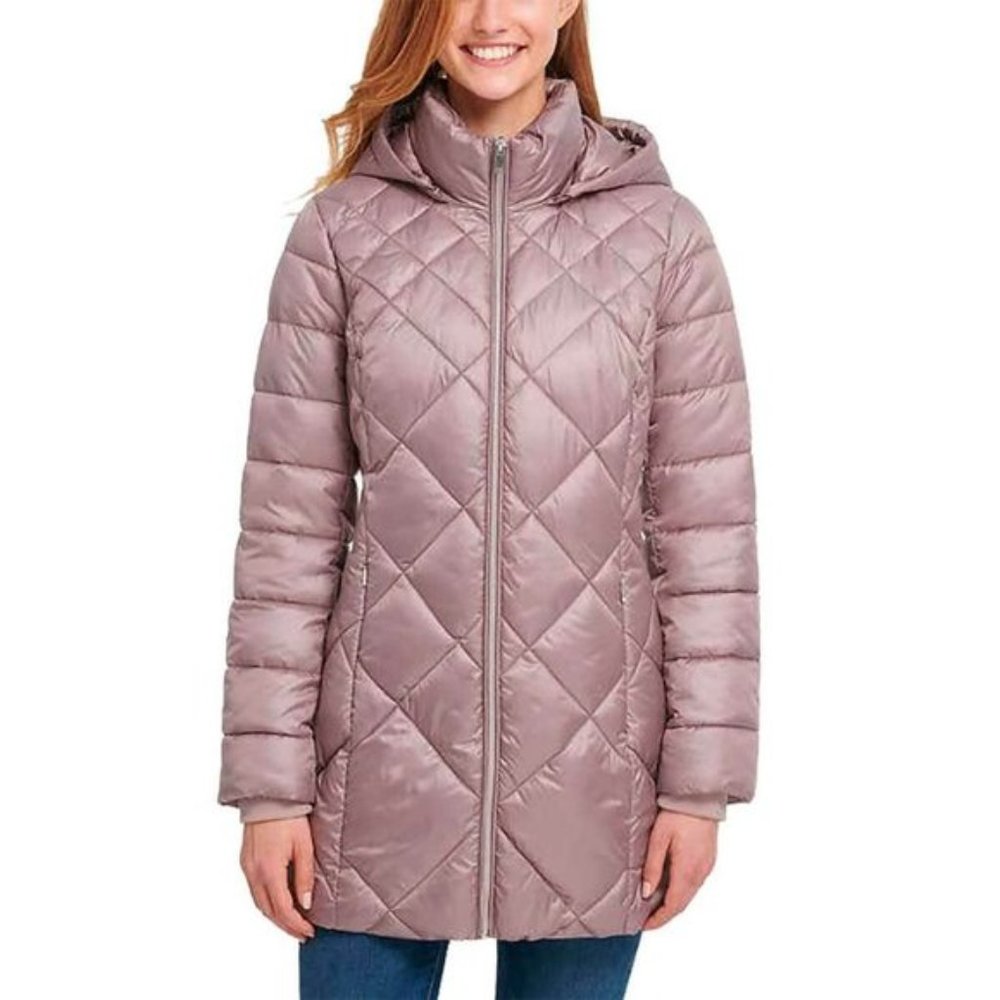 Andrew Marc Ladies' Hooded Long Jacket - Picture 5 of 7